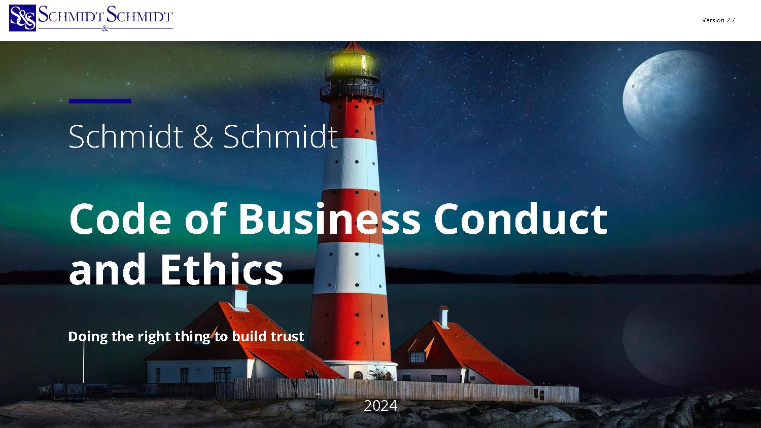 其他国家 Schmidt & Schmidt 商业行为与道德规范 PDF原件高清扫描件