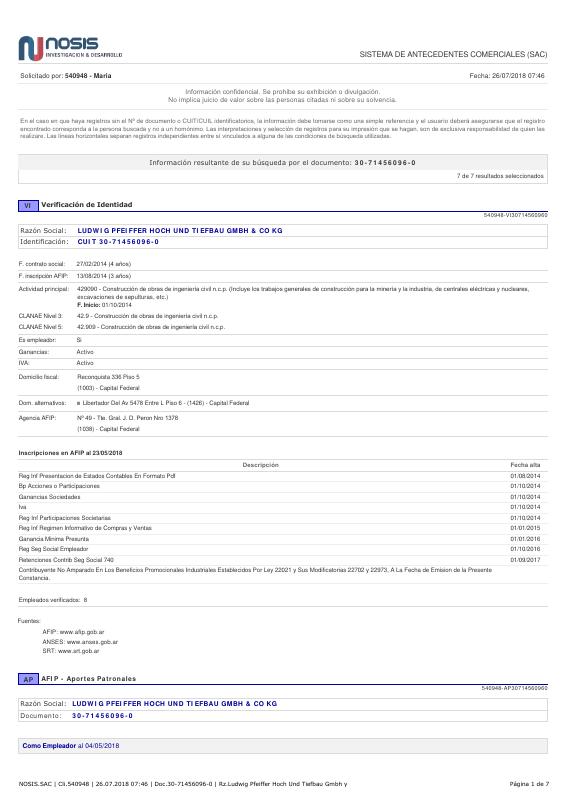 阿根廷 Trade Register Extract 文件原件PDF样本下载 高清原件/PDF/PSD下载 - 地址证明风控解除