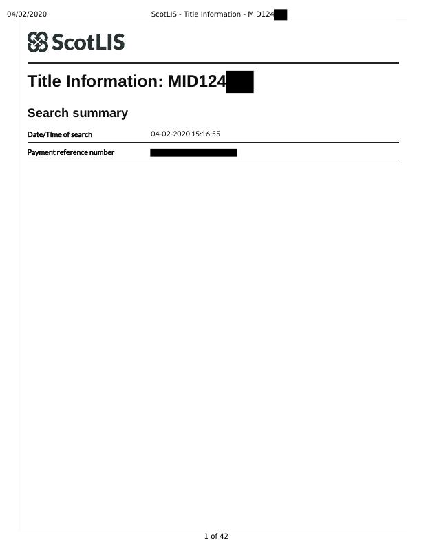 苏格兰土地登记提取文件 – Scotland Land Registry Extract 高清PDF原件下载 高清原件/PDF/PSD下载 - 地址证明风控解除