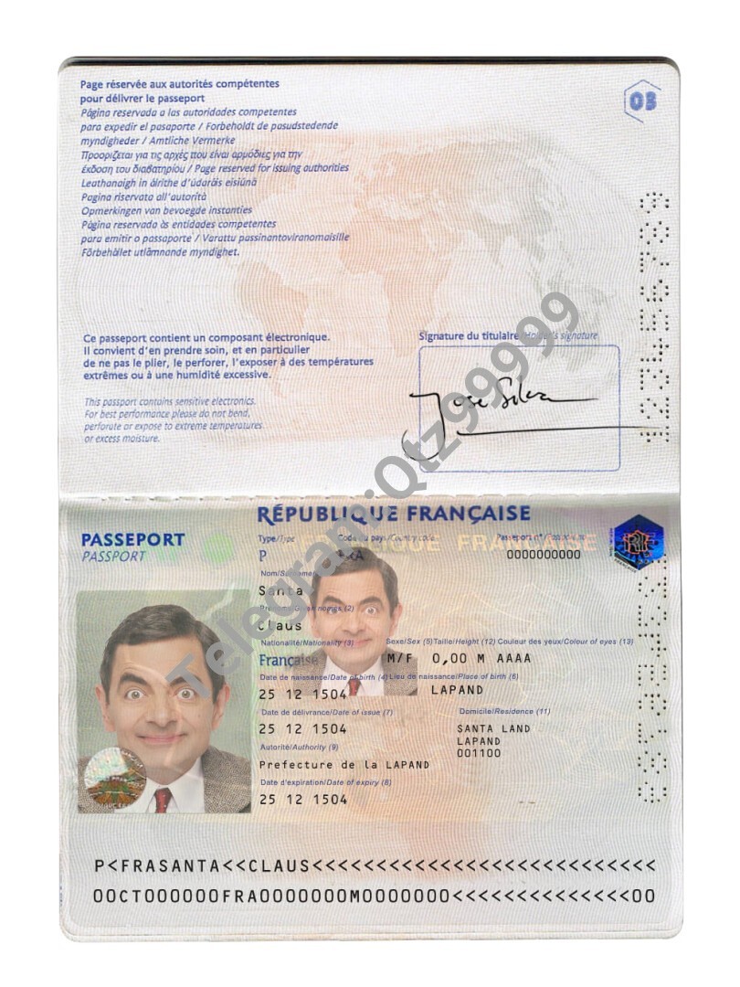 欧盟|France passport法国新版护照PSD/photoshop/ps模板 高清原件/PDF/PSD下载 - 地址证明风控解除