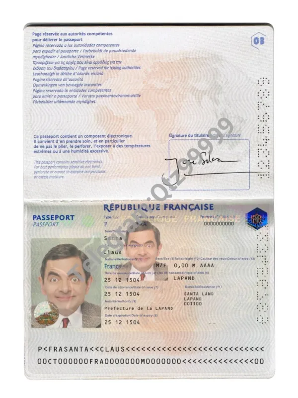 欧盟|France passport法国新版护照PSD/photoshop/ps模板