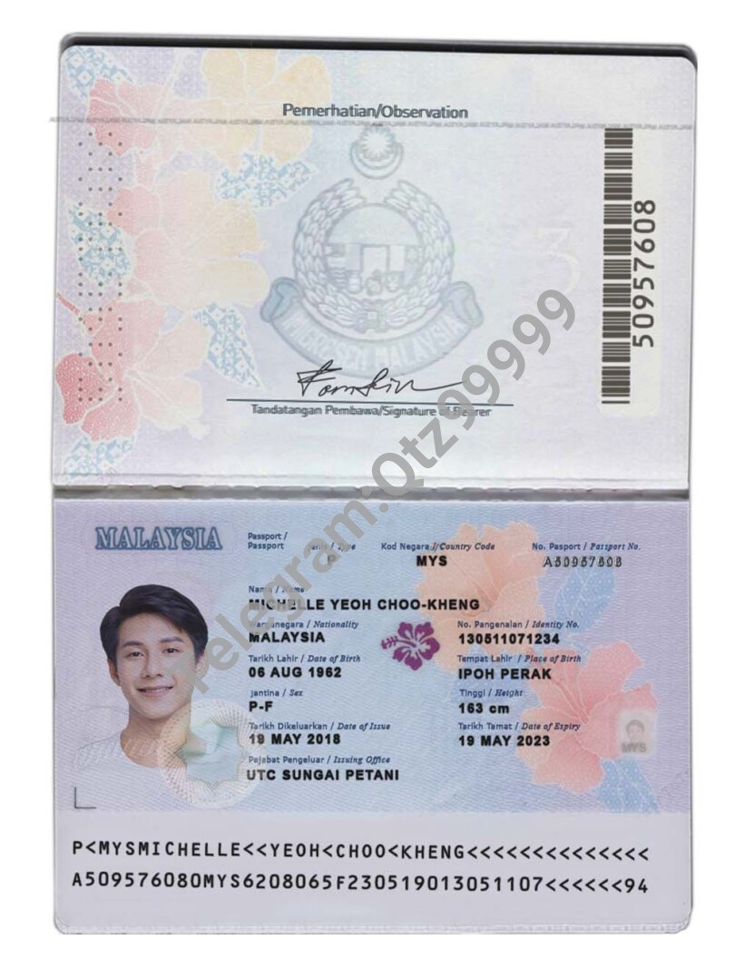 东南亚| Malaysia  Passport马来西亚新版护照PS/PSD模板（V3）
