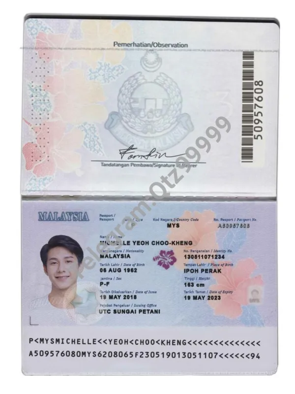 东南亚| Malaysia  Passport马来西亚新版护照PS/PSD模板（V3）
