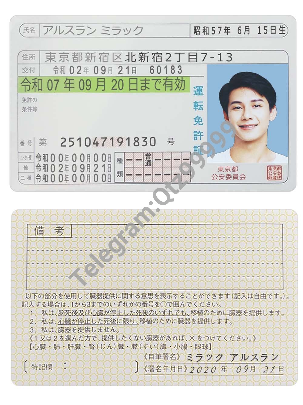 Japan Driver License Template日本驾照/驾驶证PS/PSD模板（V3版）
