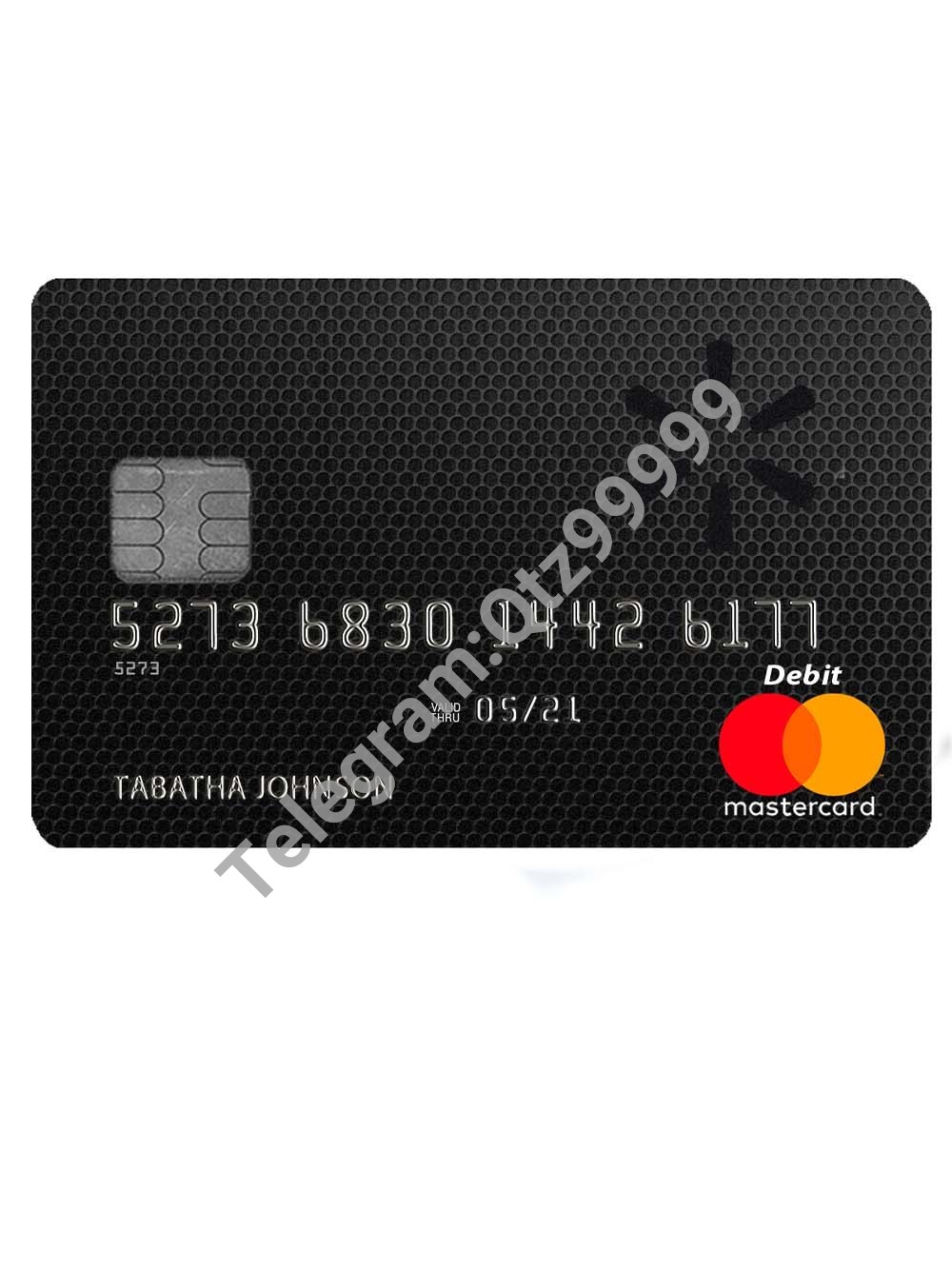 Walmart Mastercard沃尔玛万事达信用卡(黑卡)PS/PSD模板