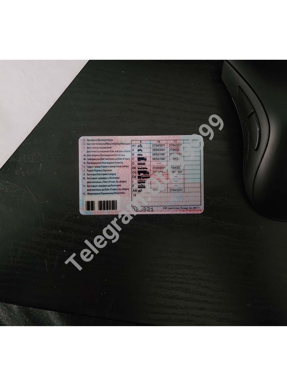 Card Mockup 驾驶证/ID卡带背景照片模板（V2） 高清原件/PDF/PSD下载 - 地址证明风控解除