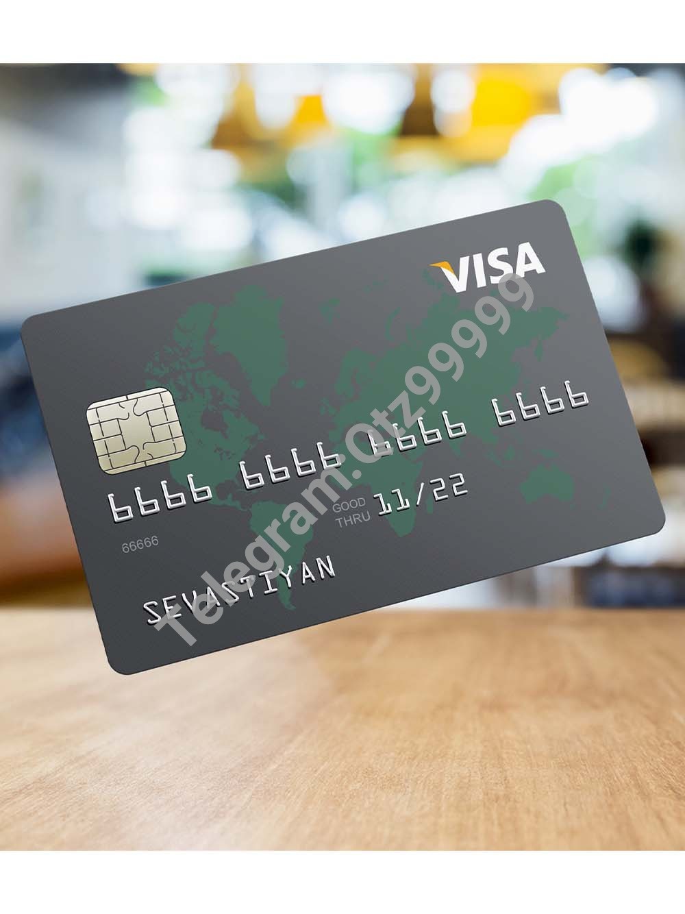 Visa Credit Card维萨信用卡(空白卡)PS/PSD模板