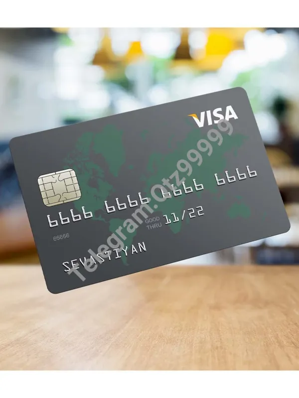 Visa Credit Card维萨信用卡(空白卡)PS/PSD模板
