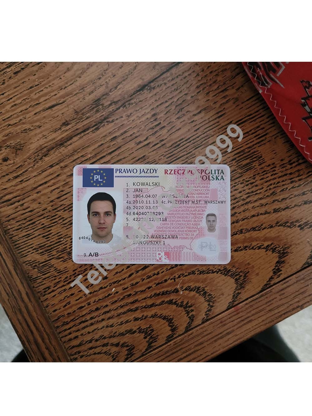 欧盟|Poland Driver License Template波兰驾照/驾驶证PS/PSD模板(打印版) 高清原件/PDF/PSD下载 - 地址证明风控解除