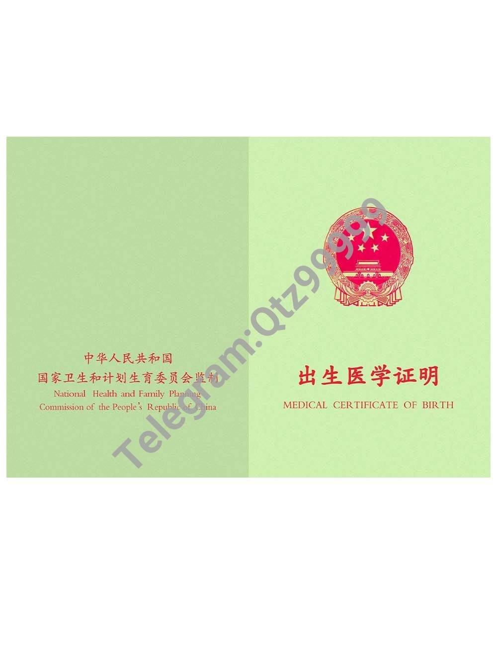 China Birth Certificate Template出生医学证明PS/PSD模板 高清原件/PDF/PSD下载 - 地址证明风控解除