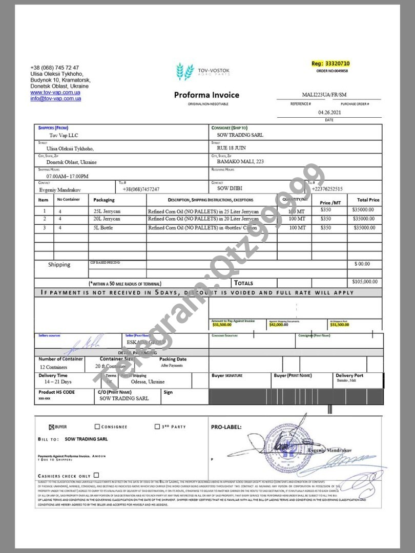 东欧|Ukraine TOV-VOSTOK Utility Bills乌克兰水电费账单word模板 高清原件/PDF/PSD下载 - 地址证明风控解除